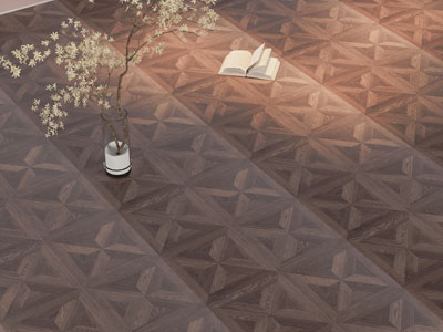 现代拼接实木地板