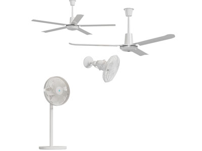 现代电风扇 吊扇 壁扇3d模型 现代电风扇 吊扇 壁扇