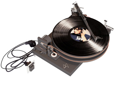 现代复古唱片机 留声机 黑胶唱片