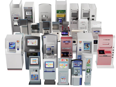 现代智能触屏一体机 取款机3d模型 现代智能触屏一体机 取款机