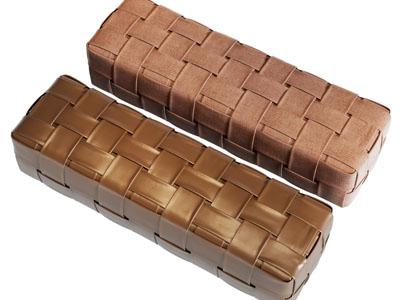 现代编织长方形沙发凳子