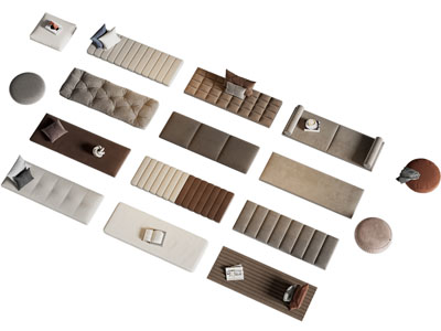 现代长方形飘窗垫 沙发垫 坐垫