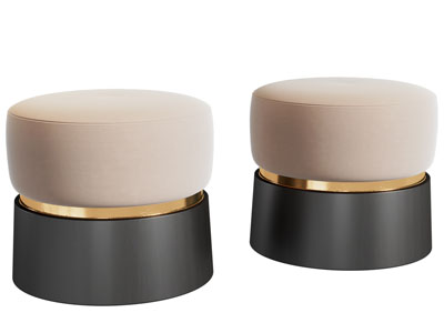 现代圆形沙发凳子 坐墩 换鞋凳