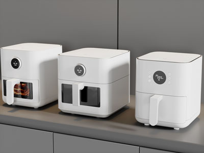 现代空气炸锅 厨房电器3d模型 现代空气炸锅 厨房电器