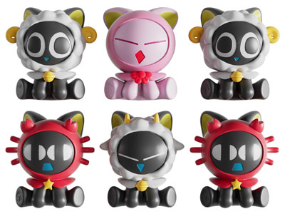 现代卡通玩偶 摆件组合