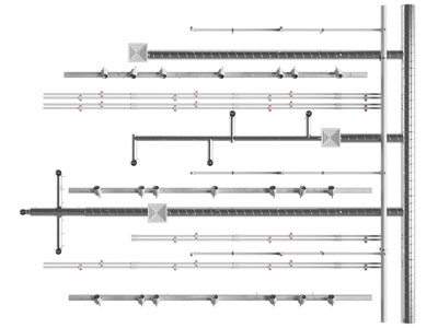 工业风loft轨道慈溪 可转向筒灯射灯