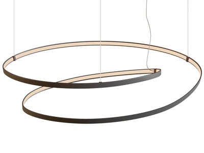 现代金属圆环吊灯