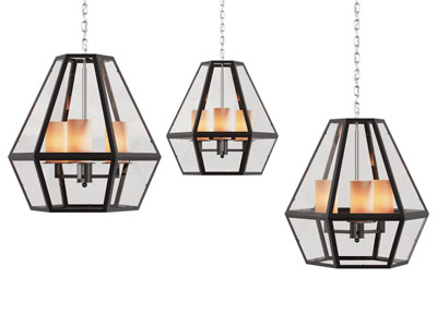 北欧多边形钻石造吊灯