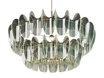 现代轻奢复古吊灯