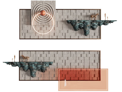 新中式墙饰挂件