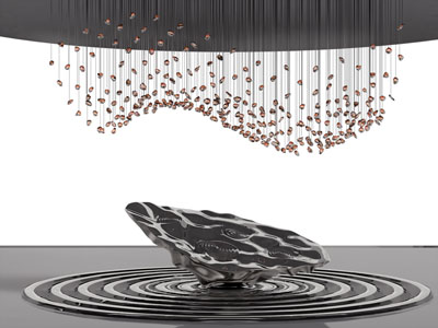 新中式景观雕塑小品3d模型 新中式景观雕塑小品