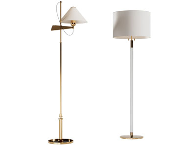 现代轻奢落地灯