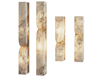 新中式大理石纹理壁灯