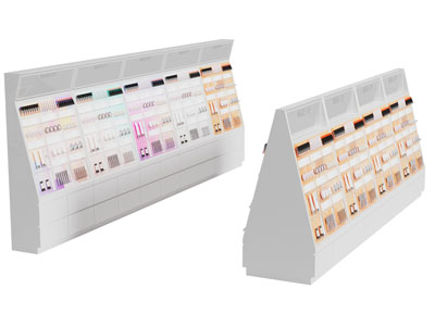 现代化妆品展柜 展台 货柜