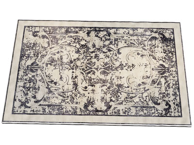 欧式图案做旧长方形地毯3d模型 欧式图案做旧长方形地毯