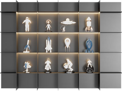 现代宇航员装饰柜