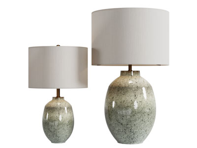 现代陶瓷灯架台灯