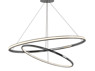 现代金属圆环吊灯