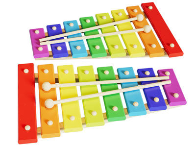 现代儿童敲击乐器玩具 彩色木琴
