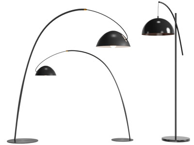 现代金属落地灯