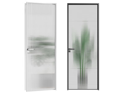 现代长虹玻璃平开门