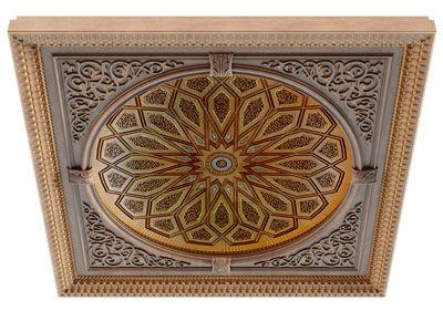 欧式古典天花吊顶