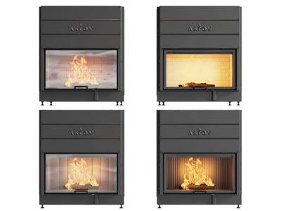 现代金属壁炉火炉