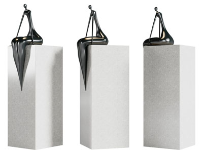 现代抽象小人雕塑雕刻摆件组合3d模型 现代抽象小人雕塑雕刻摆件组合