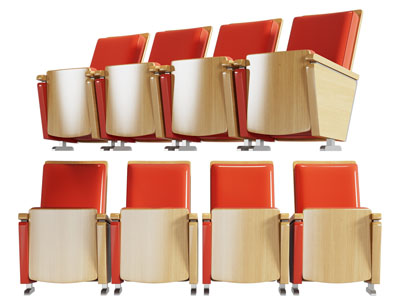 现代电影院排椅 公共椅子