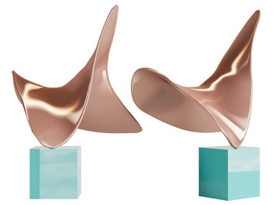 现代工艺品雕塑摆件组合