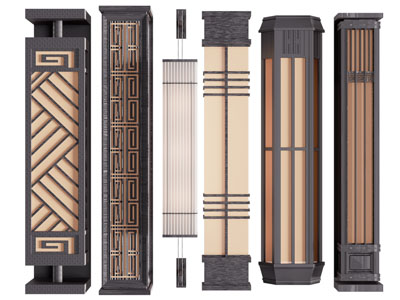 新中式方形壁灯