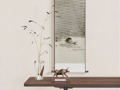 新中式装饰挂画3d模型 新中式装饰挂画