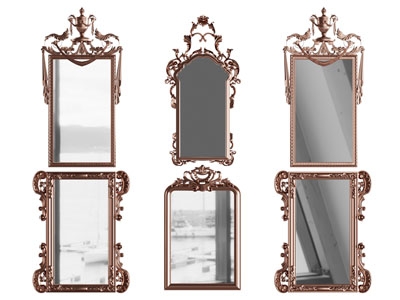 欧式雕花装饰镜子 墙饰
