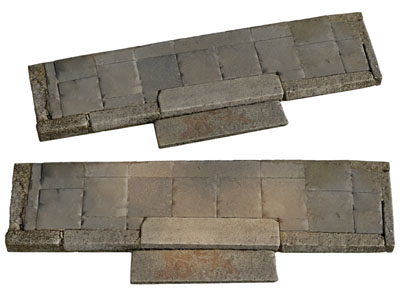 新中式石头台阶 石头路面3d模型 新中式石头台阶 石头路面