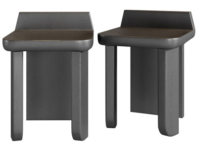 现代实木休闲凳子