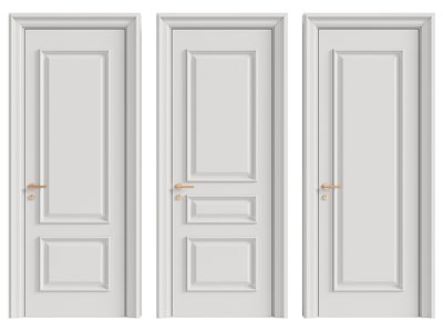 简欧木门 平开门