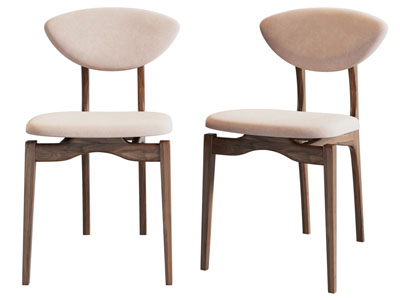 北欧实木休闲椅子 餐椅