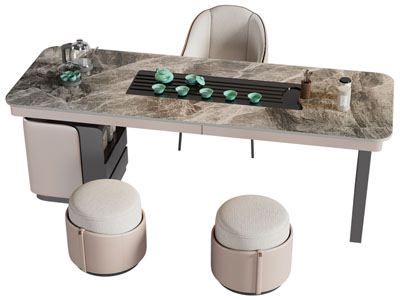 新中式茶桌椅组合