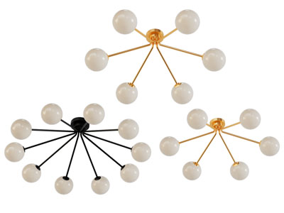 现代球灯罩吊灯