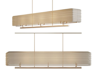 现代长方体吊灯