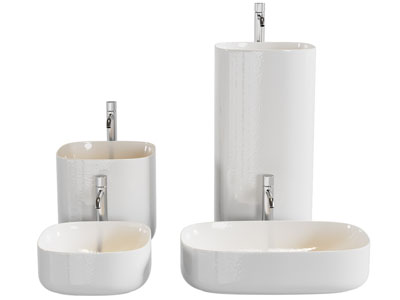 现代陶瓷洗手盆 立式洗手台