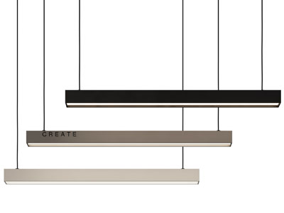 现代长方形 一字吊灯