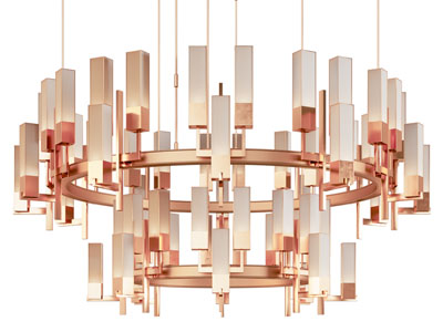 现代轻奢圆形吊灯