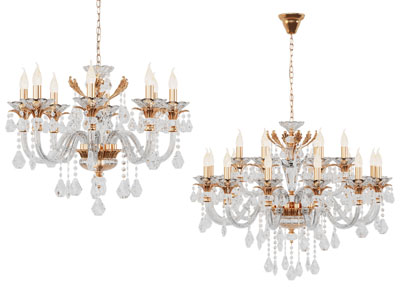 欧式轻奢烛台吊灯