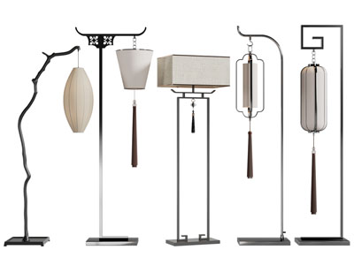 新中式灯笼落地灯