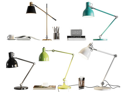 北欧金属可伸缩台灯