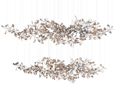 现代树枝造的吊灯