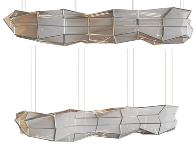 现代几何造的吊灯