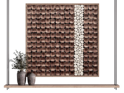 侘寂风墙饰挂件