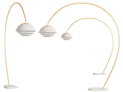 现代垂钓形落地灯